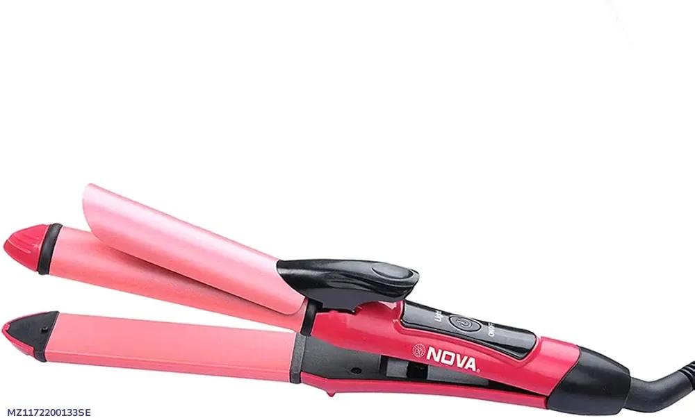 2 IN 1 HAIR STRAIGHTNER & CURLER